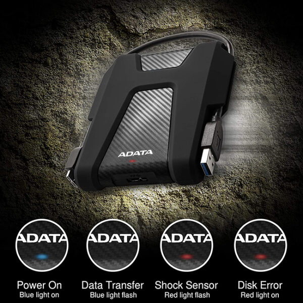 ADATA AHD680 1TU31 CBK 1TB USB 3.2 Gen 1 HDD External Hard Drive 3