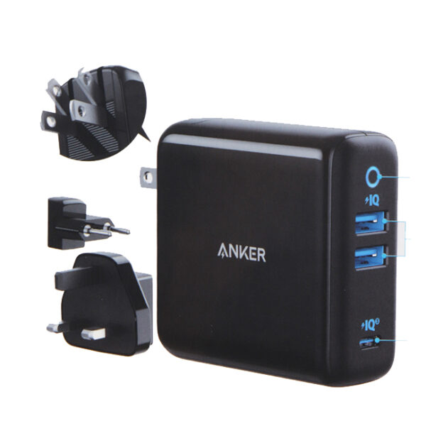 Anker A2033 PowerPort III 3 Port 65W Travel Charger 1