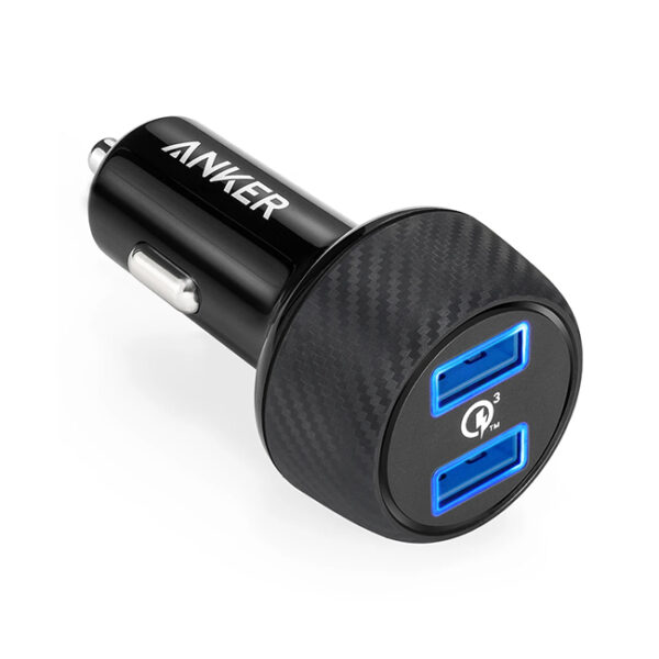 Anker PowerDrive Speed 2 39W QC 3.0 Dual Port Car Charger 1