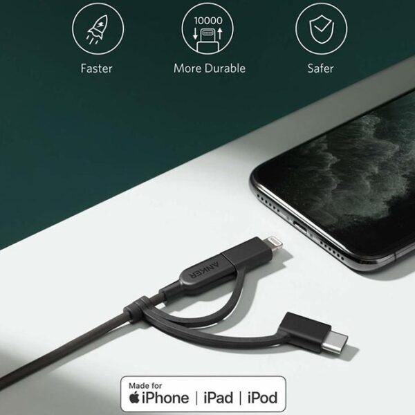 Anker PowerLine II 3 in 1 Cable 4