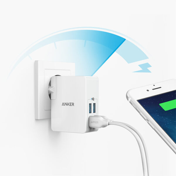 Anker PowerPort Lite 27W Power IQ 4 Ports USB Wall Charger 2