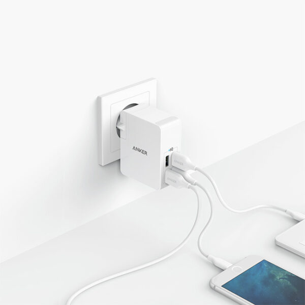 Anker PowerPort Lite 27W Power IQ 4 Ports USB Wall Charger 4
