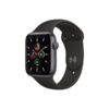 Apple Watch SE 44MM Space Gray Aluminum GPS Black Sport Band