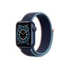 Apple Watch Series 6 42MM Blue Aluminum GPS Sport Loop Deep Navy