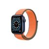 Apple Watch Series 6 42MM Blue Aluminum GPS Sport Loop Kumquat