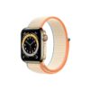 Apple Watch Series 6 42MM Gold Stainless Steel GPS Cellular Sport Loop cream
