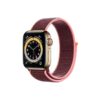 Apple Watch Series 6 42MM Gold Stainless Steel GPS Cellular Sport Loop plum