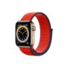 Apple Watch Series 6 42MM Gold Stainless Steel GPS Cellular Sport Loop red