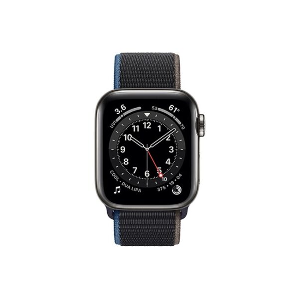 Apple Watch Series 6 42MM Graphite Stainless Steel GPS Cellular Sport Loop