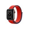 Apple Watch Series 6 42MM Graphite Stainless Steel GPS Cellular Sport Loop red