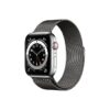 Apple Watch Series 6 42MM Silver Stainless Steel GPS Cellular Milanese Loop GRaphite 1