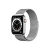 Apple Watch Series 6 42MM Silver Stainless Steel GPS Cellular Milanese Loop silver
