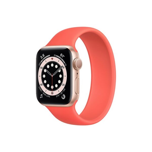Apple Watch Series 6 42mm Gold Aluminum GPS Solo Loop Pink Citrus