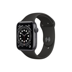 Apple Watch Series 6 42mm Space Gray Aluminum GPS Black Sport Band