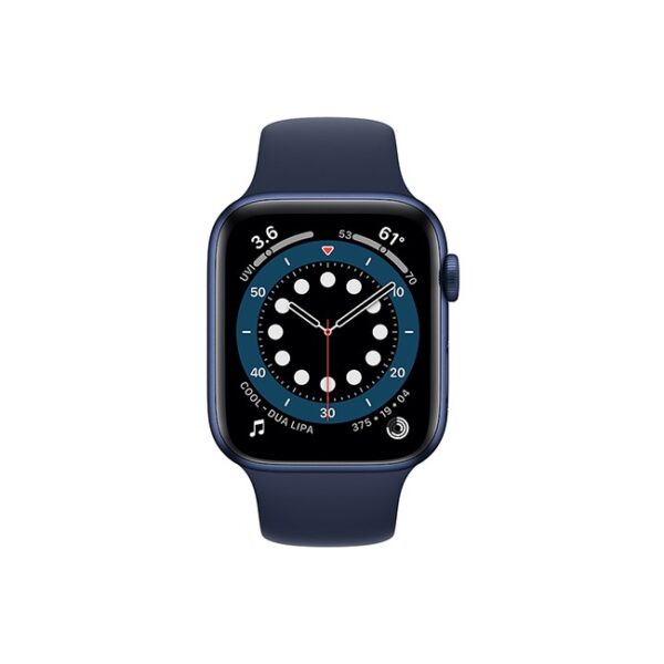 Apple Watch Series 6 44MM Blue Aluminum GPS Deep Navy Sport Band 1