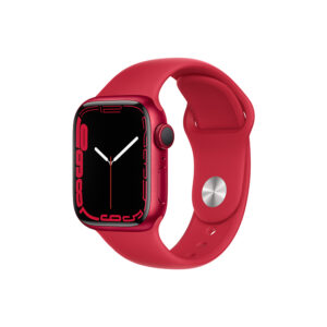 Apple Watch Series 7 41MM Red Aluminum GPS Red Sport Band