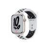 Apple Watch Series 7 Nike 45MM Silver Aluminum GPS Starlight Sport Band
