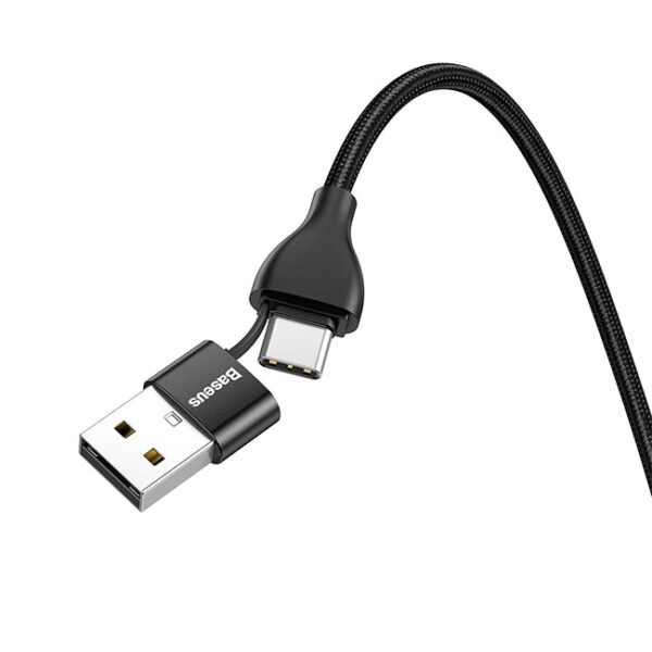 Baseus 2 in 1 USB Type C to Lightning Dual Output Cable 1