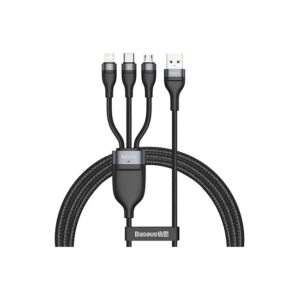 Baseus Flash Series Two for Three Micro Lightning and USB C Cable