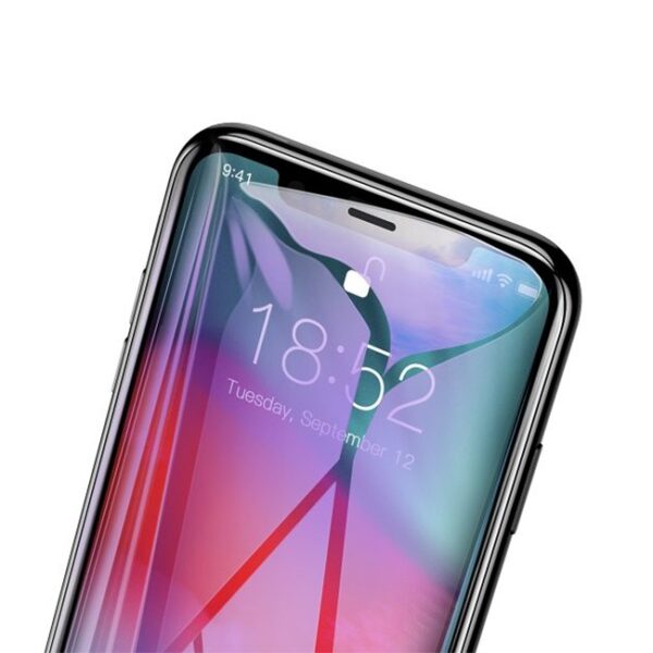 Baseus Full Coverage Curved Tempered Glass for iPhone XS Max 4