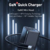 Baseus GaN 45W Dual Type C Mini Quick Charger US Plug 2