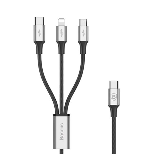 Baseus Rapid Series 3 in 1 3A High Speed Charging Cable 5