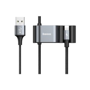 Baseus Special Data Cable for Car Backseat Lightning Dual USB Hub