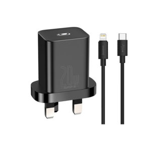 Baseus Super Si 20W 3 Pin Quick Charger with Cable