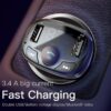 Baseus T Typed Wireless MP3 Car Charger 8