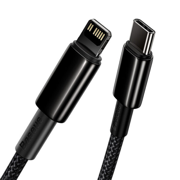 Baseus Tungsten Gold 20W Fast Charging Type C PD to Lightning Cable 2