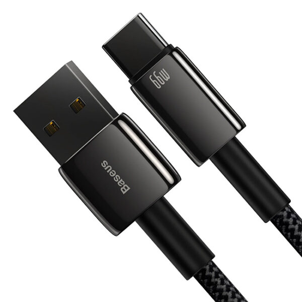 Baseus Tungsten Gold 66W Fast Charging USB Type C Cable 1