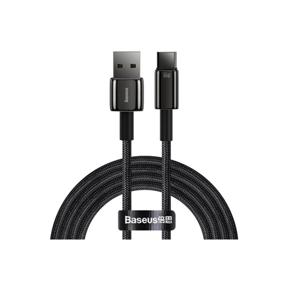 Baseus Tungsten Gold 66W Fast Charging USB Type C Cable