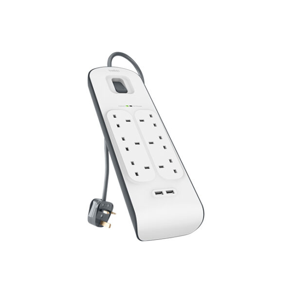 Belkin SurgePlus Surge Protector 2 USB Extension Power Cord 1