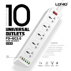 LDNIO SC10610 10 Outlet 5 USB 1 Type C Power Socket 4