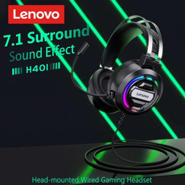 Lenovo H401 Wired Gaming Headset 4