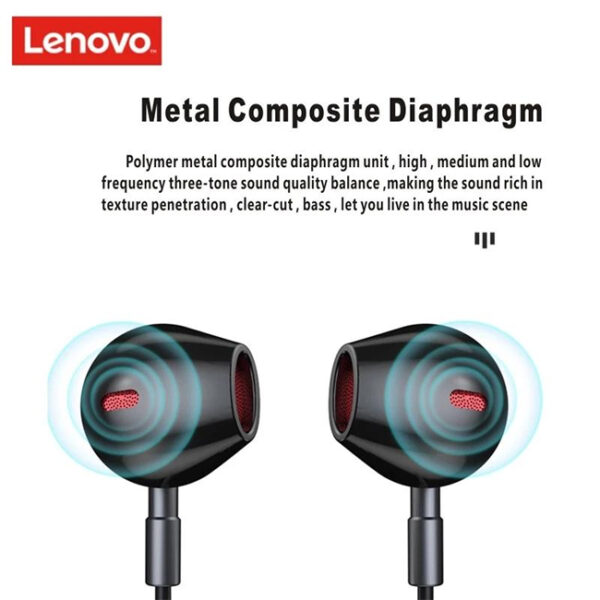 Lenovo HE06 Bluetooth Neckband Earphones 1