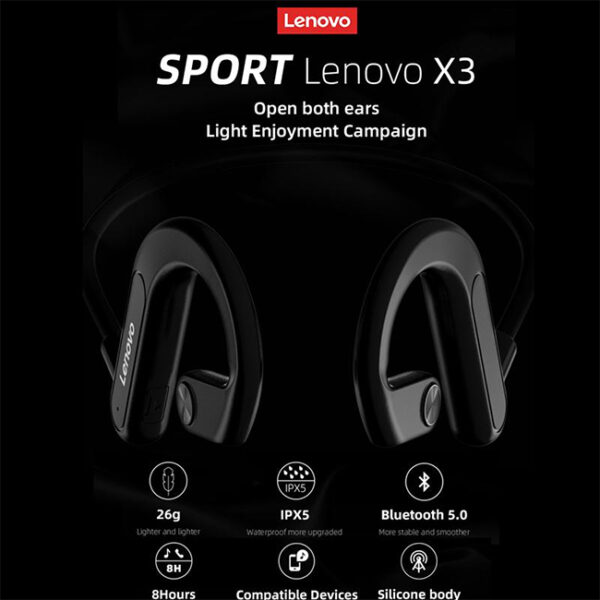 Lenovo X3 Wireless Earphones 1