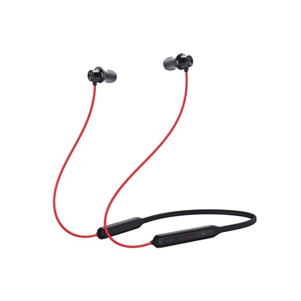 OnePlus Bullets Wireless Z Bass Edition Headphones Reverb Red