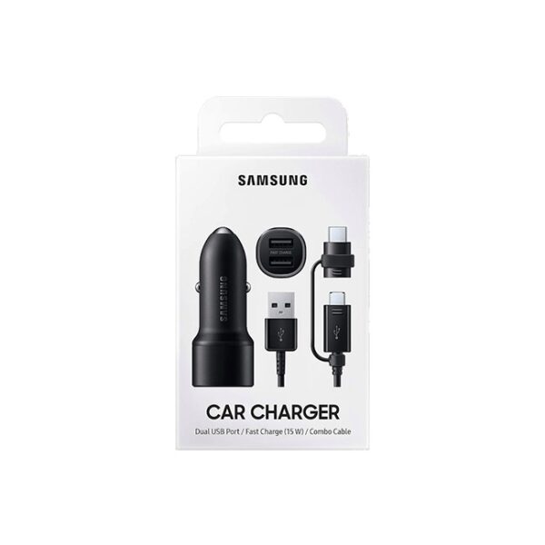 Samsung 15W Dual Port Car Charger Box