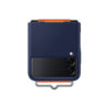 Samsung Galaxy Z Flip3 5G Navy Blue Silicone Cover with Strap