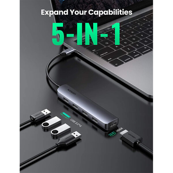 UGREEN 5 in 1 USB C Multifunction Adapter 20197 03