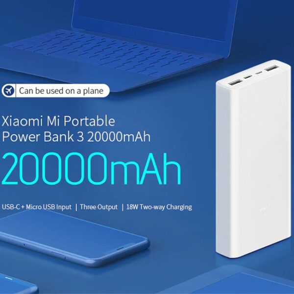 Xiaomi Mi 20000mAh Power Bank 3 2