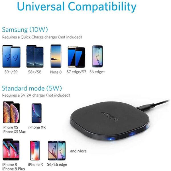 Anker A2513H12 PowerPort 10W Wireless Charging Pad 3
