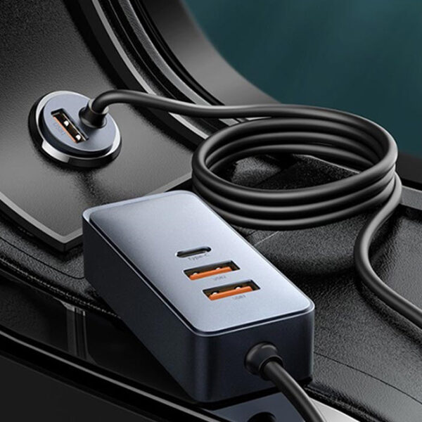 Baseus Share Together PPS Multi port 2U2C 100W Fast Car Charger 5