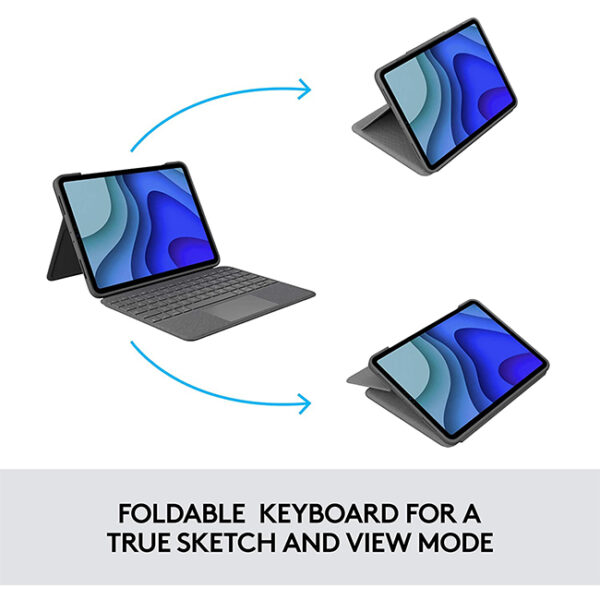 Logitech Folio Touch Keyboard Case with Trackpad for iPad Pro 11 4