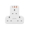 Porodo 3 AC Outlet Fast Charging USB Multi Port Wall Socket