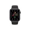 Apple Watch SE 44MM Space Gray Aluminum GPS Black Sport Band 1