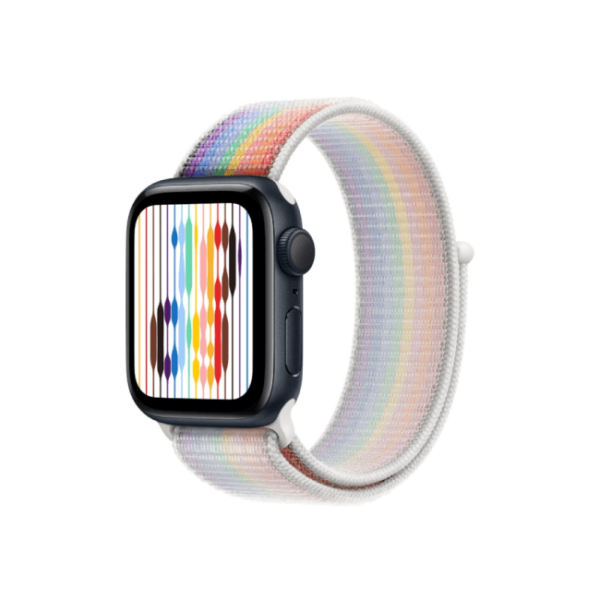 Apple Watch SE 2nd Gen 40MM Midnight Aluminum GPS – Pride Edition Sport Loop Band
