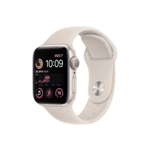 Apple Watch SE 2nd Gen 40MM Starlight Aluminum GPS – Starlight Sport Band