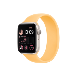 Apple Watch SE 2nd Gen 40MM Starlight Aluminum GPS – Sunglow Solo Loop Band